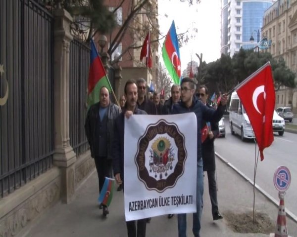 Azerbaycan'dan Türkiye'ye Afrin desteği