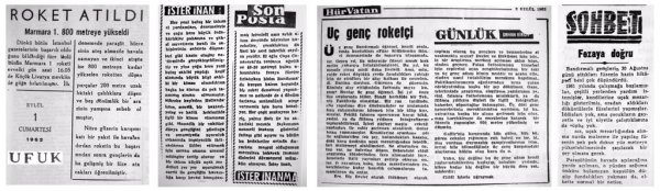 Bir zamanlar biz de uzaya roket fırlatıyorduk