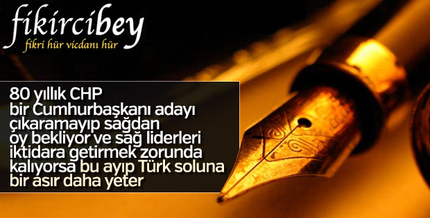 Fikirci Bey yazdı: ADAY
