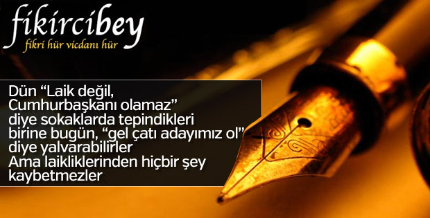 Fikirci Bey yazdı: UZLAŞAMAMA KÜLTÜRÜ