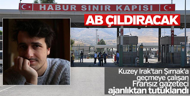 Şırnak'ta gözaltına alınan Fransız gazeteci tutuklandı
