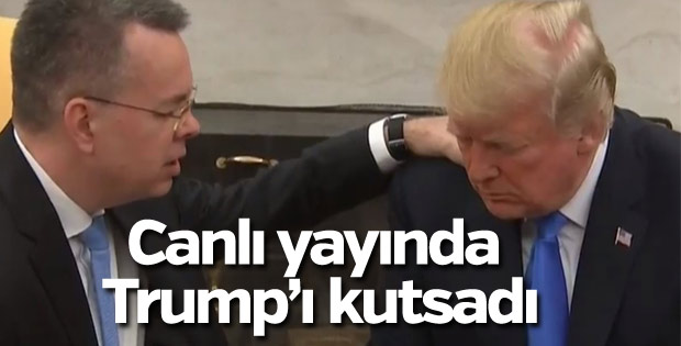 Rahip Brunson Trump'ı kutsadı