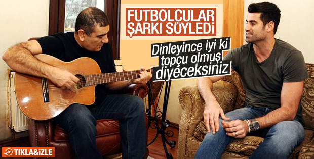 Futbolcular çocuklar için mikrofon başına geçtiler