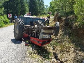 Muğla'da devrilen traktörün altında kalan sürücü öldü