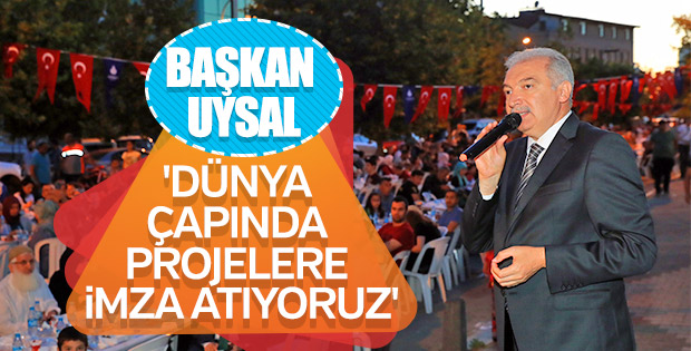 Uysal: Büyük yatırımlara öncülük yapıyoruz