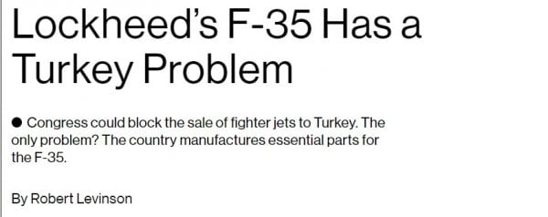 'Blocking F-35 sale to Turkey to create problems'