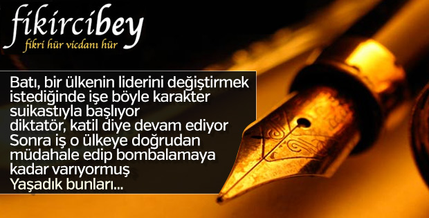 Fikirci Bey: KİM DEMİŞ KUTUPLAŞMIŞIZ DİYE?