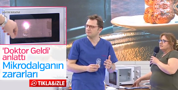 Mikrodalganın zararları 'Doktor Geldi'de anlatıldı