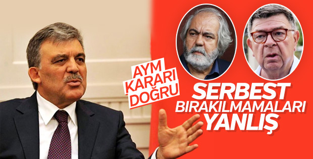 Abdullah Gül: Gazeteciler serbest yargılanmalı