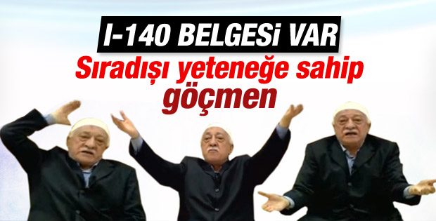 Fethullah Gülen ABD'de I-140 vizesine sahip