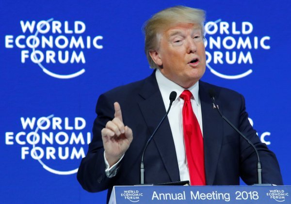 Trump was booed at Davos 