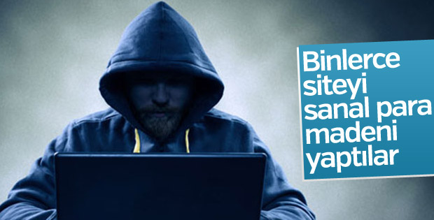 Hackerlar binlerce siteyi sanal para madeni yaptı