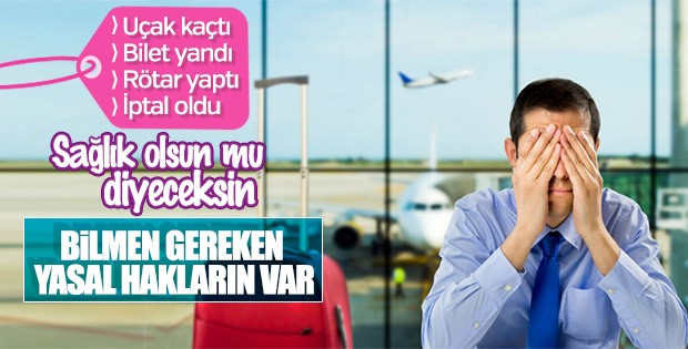 Havayolu yolcularının bilmesi gereken yasal haklar
