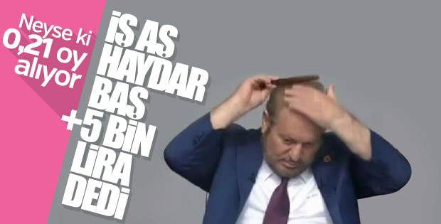 Haydar Baş vaatlerini açıklamaya başladı