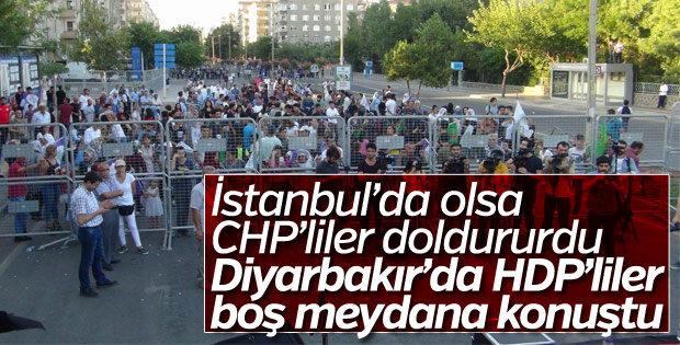 HDP, Diyarbakır’da boş sokaklara konuştu