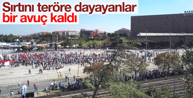 HDP'nin Bakırköy mitingine ilgi az oldu