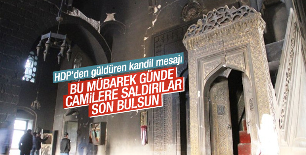 HDP Mevlid Kandili mesajı yayınladı