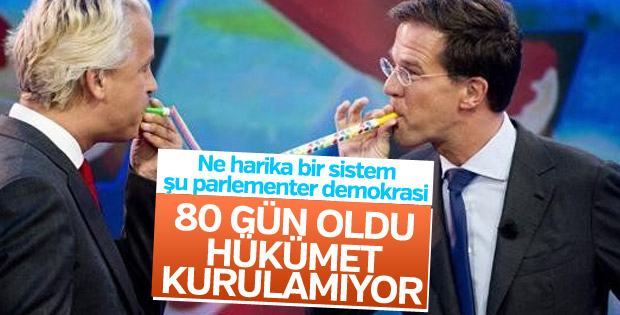 Hollanda'da 80 gündür hükümet kurulamıyor