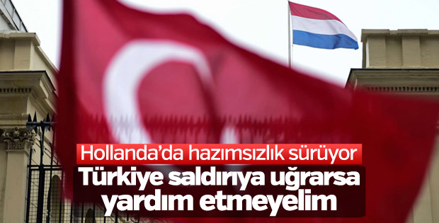 'Türkiye saldırıya uğrarsa destek vermeyelim'