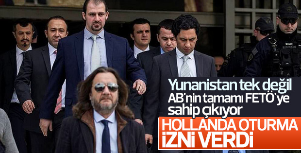Hollanda, kaçan darbecilere 18 ay süre verdi
