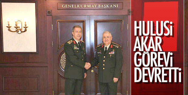 Hulusi Akar, Genelkurmay Başkanlığı görevini devretti