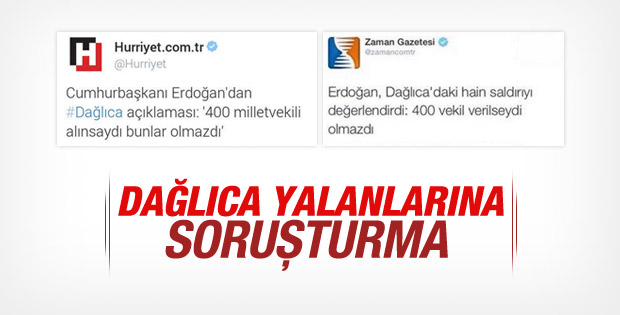 Hürriyet ve Zaman'ın yöneticileri hakkında soruşturma