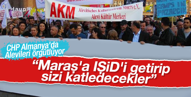 Aleviler Maraş'ta yapılan kampa Almanya’da karşı çıktı