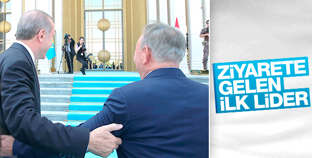 Kazakistan Cumhurbaşkanı Nursultan Nazarbayev Ankara’da