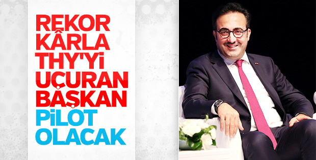 THY'nin bir numarası İlker Aycı uçuş eğitimi alıyor