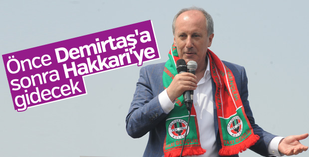 Muharrem İnce, Demirtaş'tan sonra Hakkari'ye gidecek