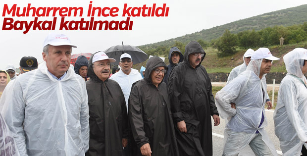 Muharrem İnce Adalet Yürüyüşü'nde