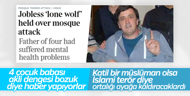 İngiliz medyası cami saldırganını koruyor