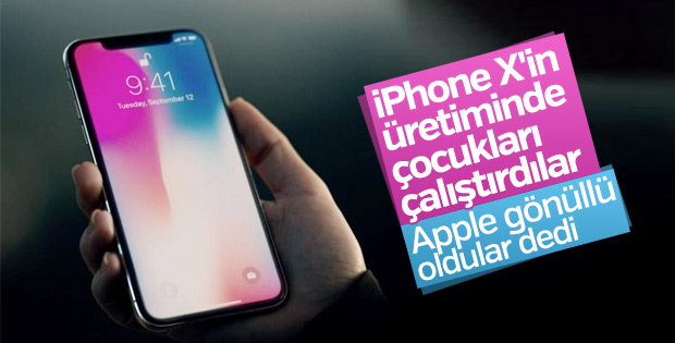 iPhone X üretiminde çocuk işçiler çalıştırıldı