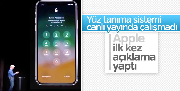 iPhone X tanıtımında skandal hata