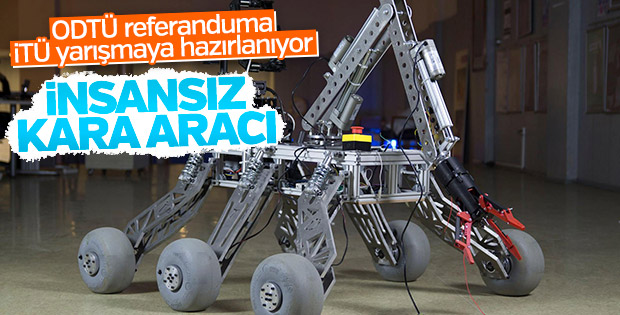 İTÜ öğrencilerinden 'insansız kara aracı'