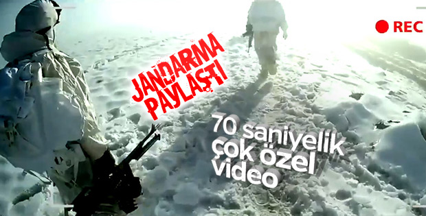 Kahraman askerlerden gururlandıran video