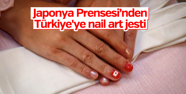 Japonya Prensesi Akiko Mikasa'dan ay-yıldızlı oje