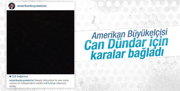 ABD büyükelçisi Instagram hesabını kararttı