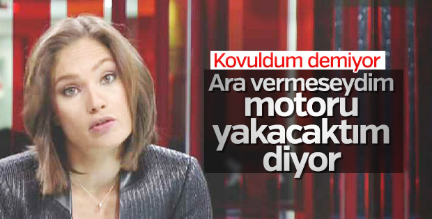 Nevşin Mengü ekrandan uzaklaştırıldığını söyleyemedi