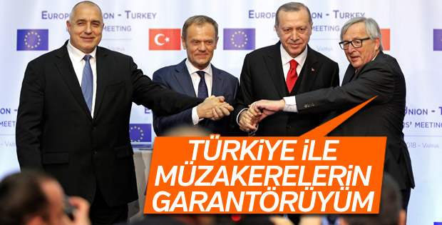 AB Komisyonu Başkanı Juncker: Türkiye için garantörüm