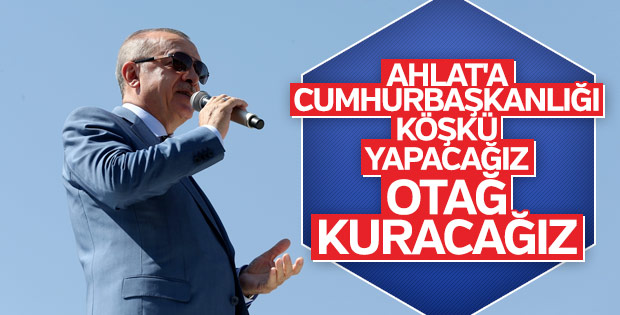 Ahlat'a Cumhurbaşkanlığı Külliyesi