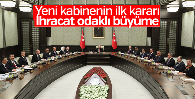 Başkanlık Külliyesi'nde ilk kabine toplantısı