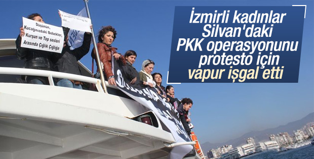 İzmir'de Silvan'ı protesto eylemi