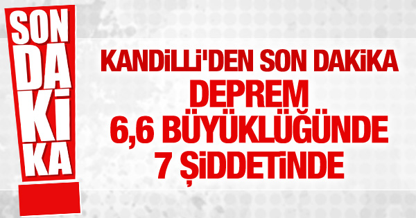 Bodrum Depremi sonrası Kandilli'nin açıklaması