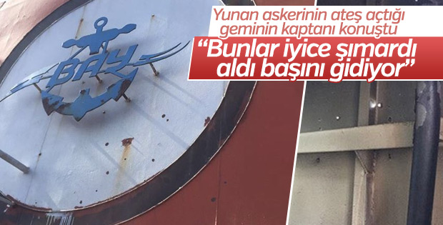 Saldırıya uğrayan Türk gemisinin kaptanı olayı anlattı