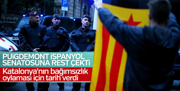 İspanya'da Katalonya bağımsızlığı için tarih verildi