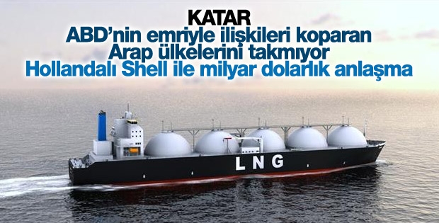 Katar Petrol'den Shell ile LNG anlaşması