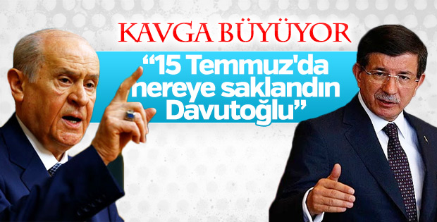 MHP'den Ahmet Davutoğlu'na bir tepki daha