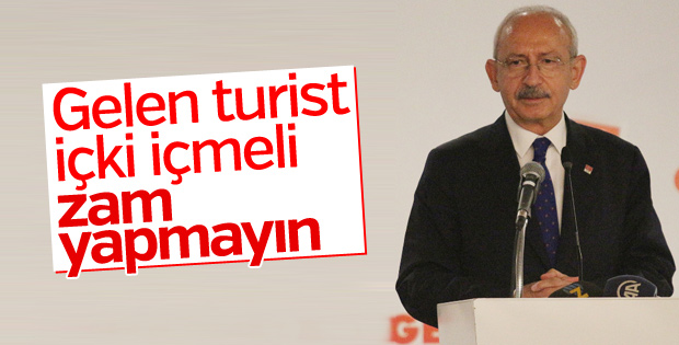 Kemal Kılıçdaroğlu, turizm politikasını eleştirdi