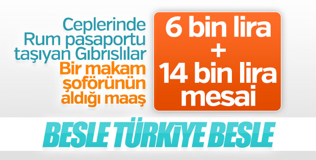KKTC'de makam şoförüne ayda 14 bin TL ek mesai ödendi